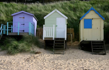 beach huts